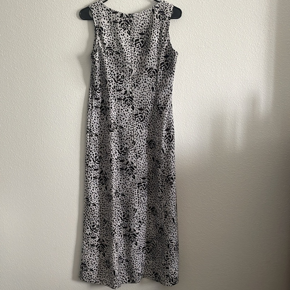 Studio I Petite Leopard Floral Dress Size 8P - Picture 2 of 6
